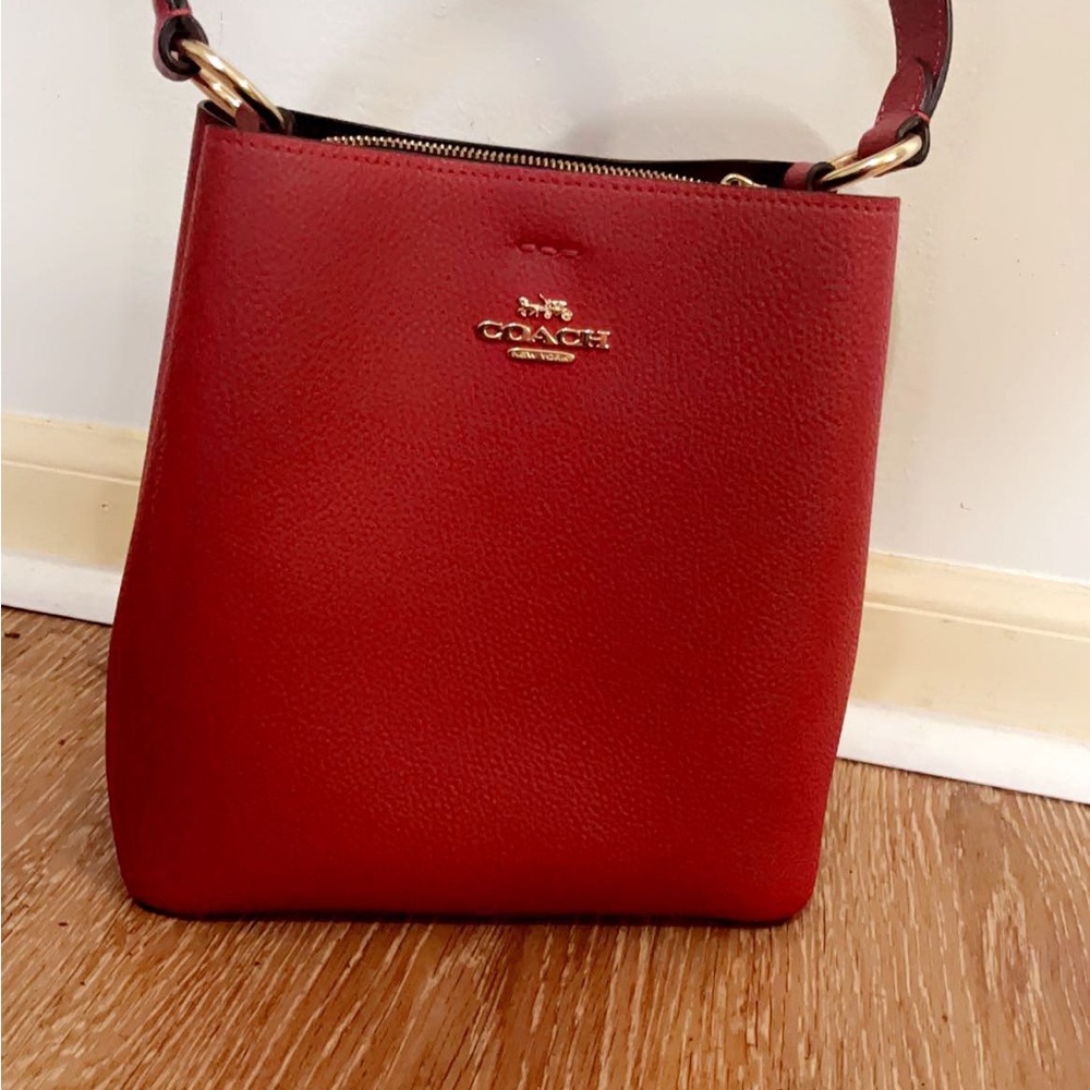 Coach bucket crossbody bag.